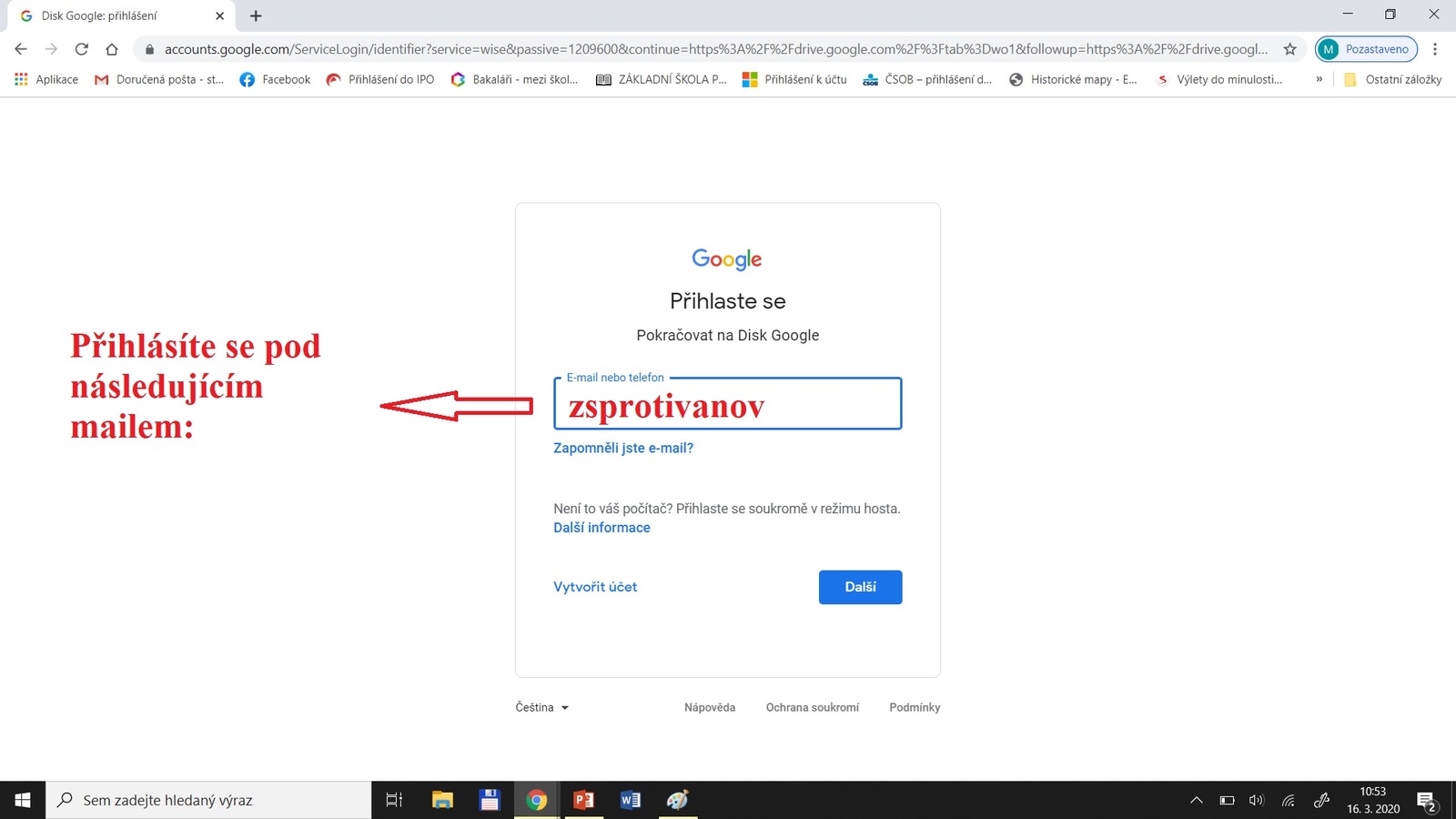 Postup při přihlašování na GOOGLE DISK 4.jpg